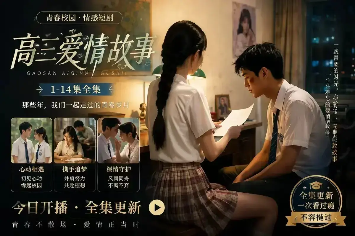 百度网盘在线秒存《B中爱情故事》AI短剧完整版_误会篇4KHDR画质高清观看_B中爱情故事AI短剧天花板每集都戳心